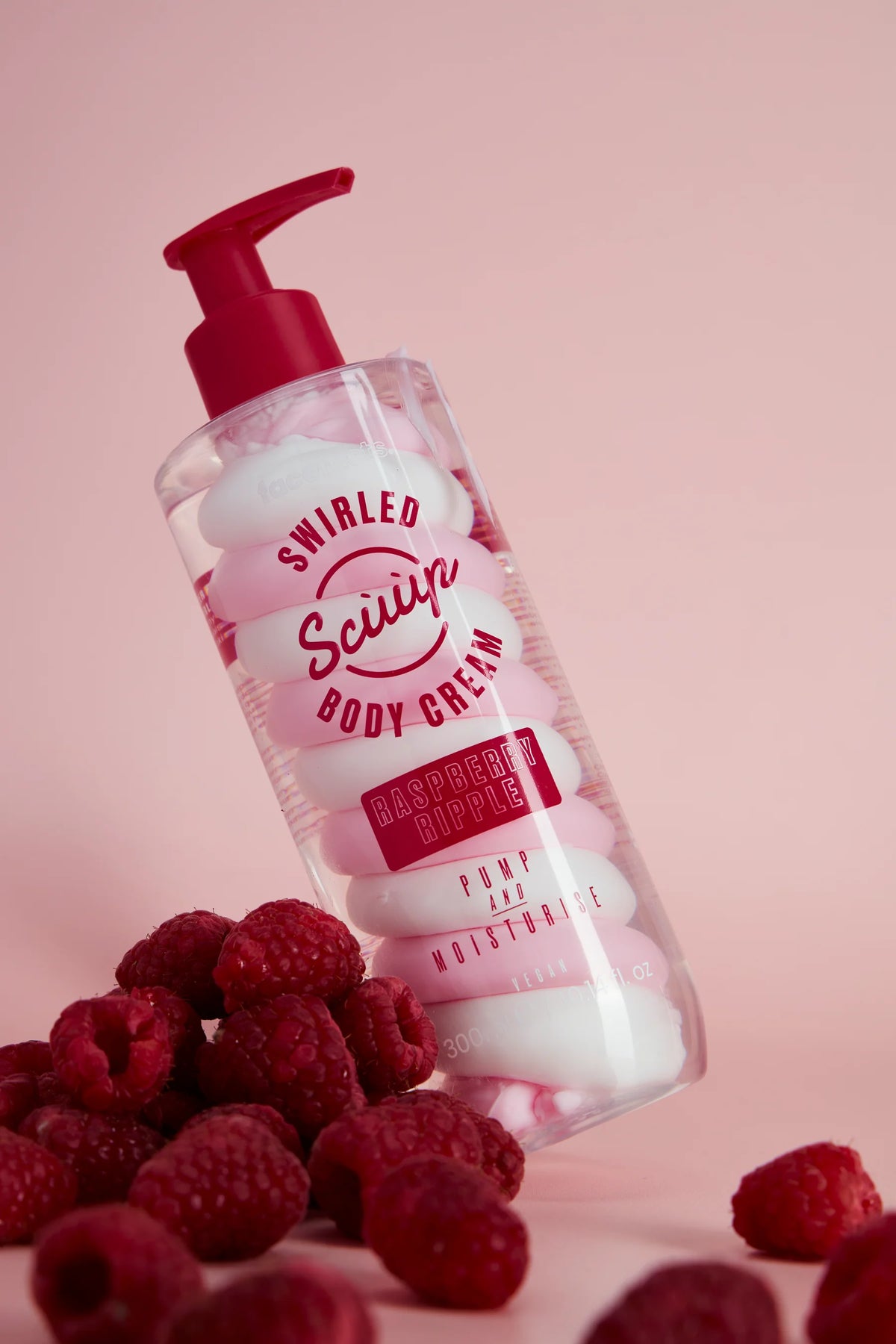 Facefacts-Scủủp Raspberry Ripple Swirled Body Cream