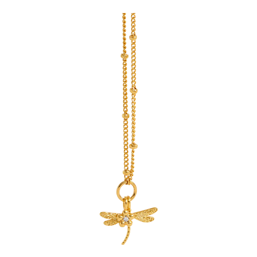 Estella Bartlett - Flower and Dragonfly Necklace