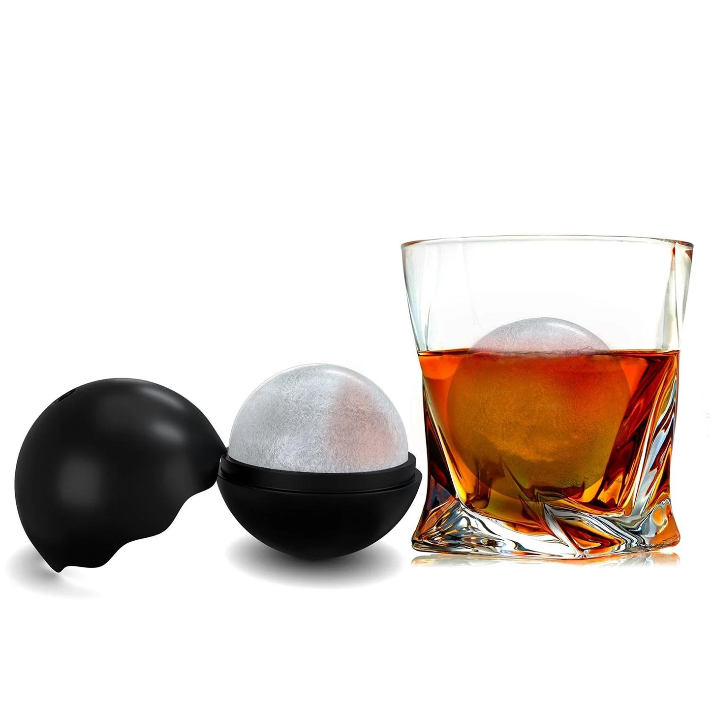 UBERSTAR - Ice Sphere Moulds (Set of 4) - Black