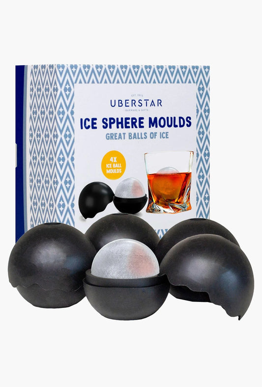UBERSTAR - Ice Sphere Moulds (Set of 4) - Black