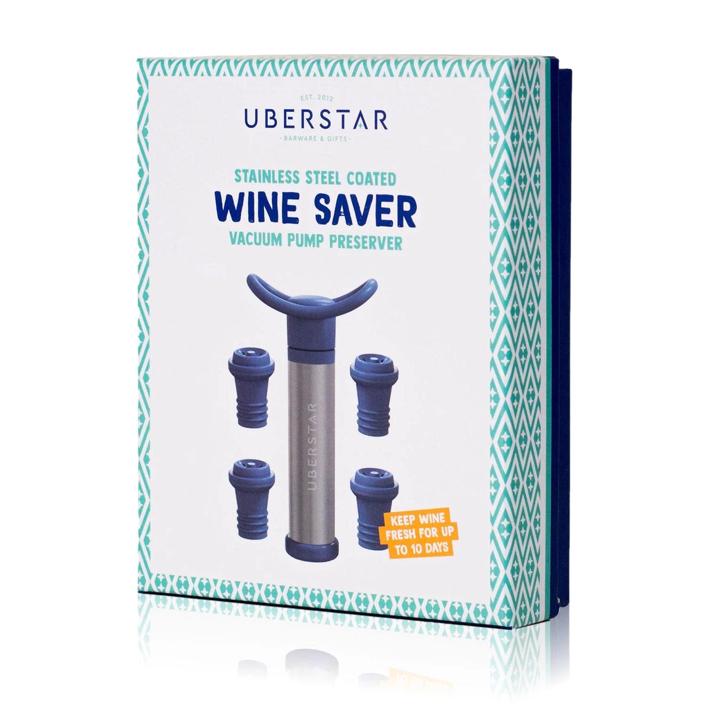 UBERSTAR - Wine Saver Vacuum Pump and Stopper Set