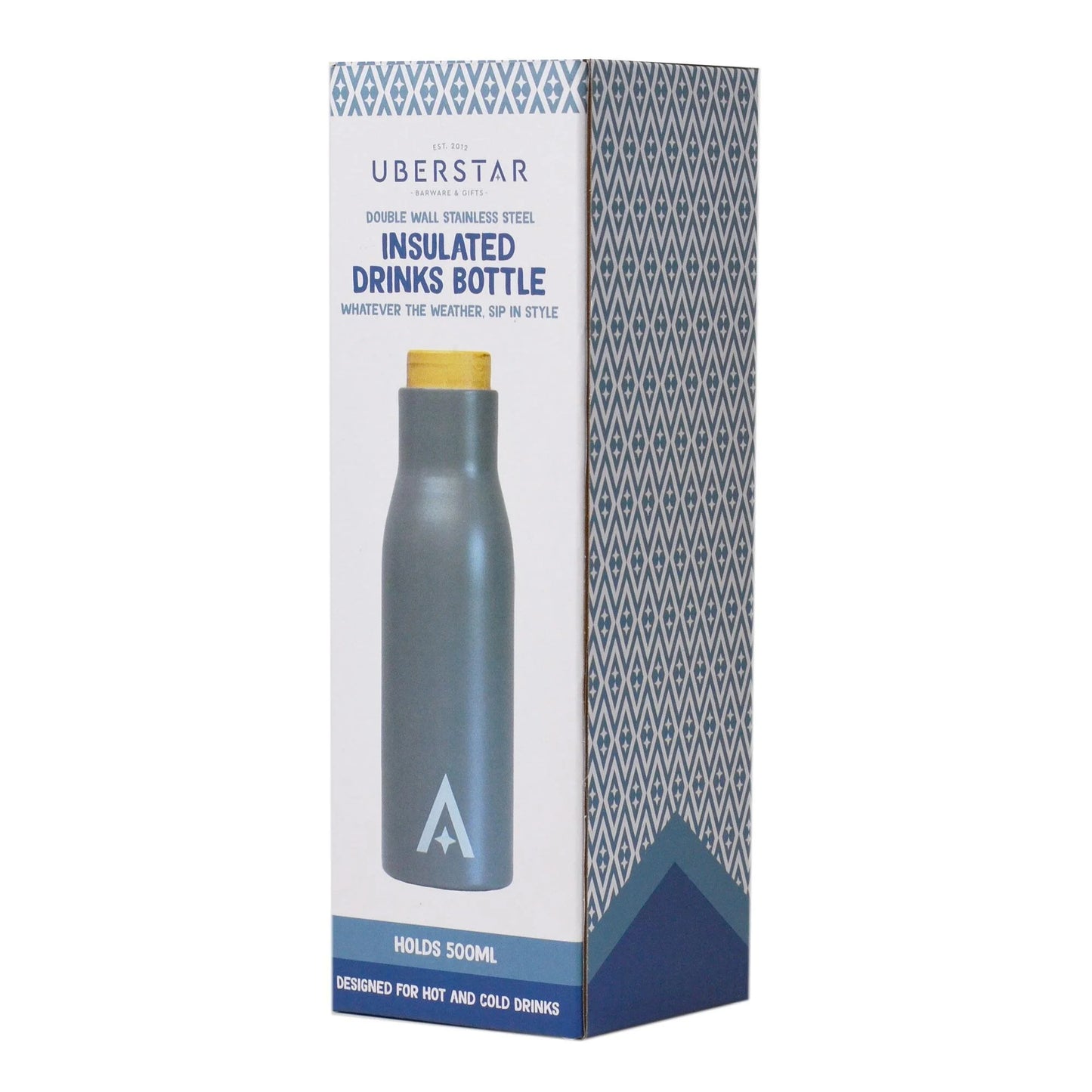 Insulated Travel Drinks Bottle - 500ml