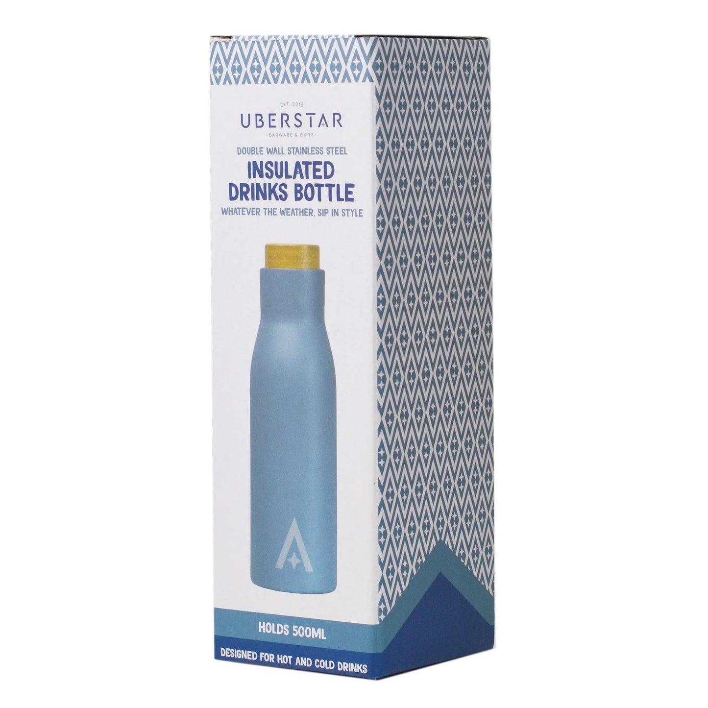 Insulated Travel Drinks Bottle - 500ml