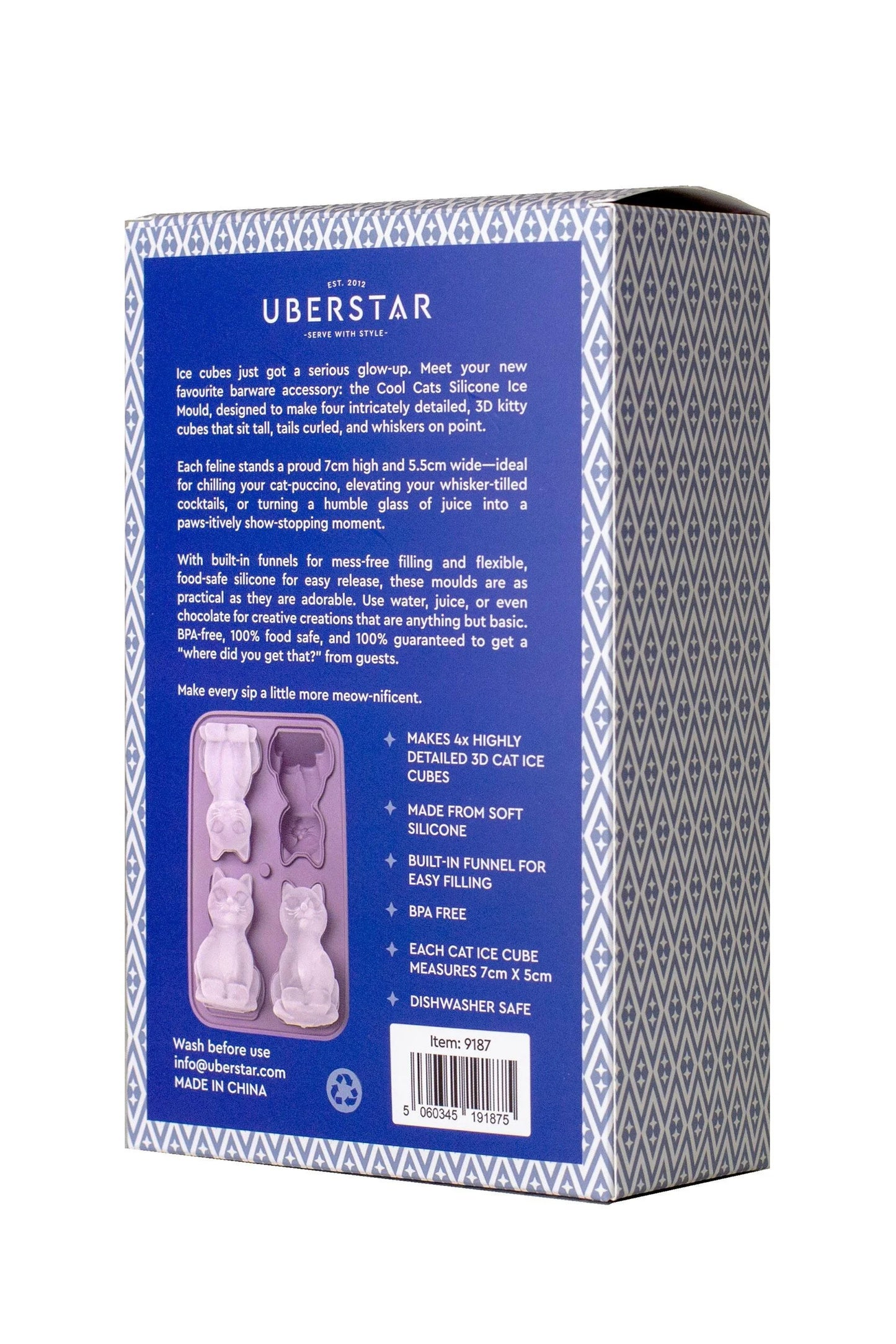 UBERSTAR -  Cool Cats Ice Tray