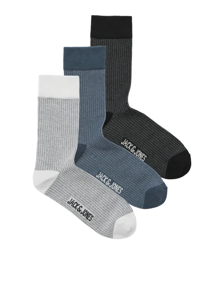Jack & Jones - JACBRYAN BIRD EYE SOCKS 3 PACK SS26