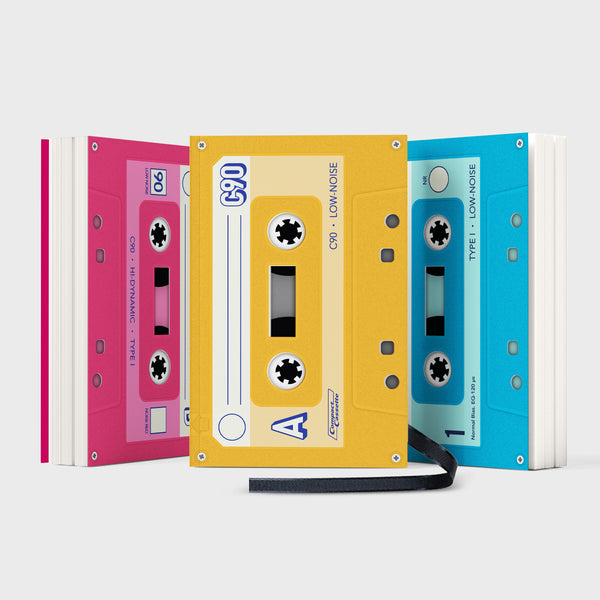 Mix tape Notebook - Set of 3