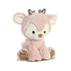 Aurora Glitzy Tots Pink Reindeer Soft Toy