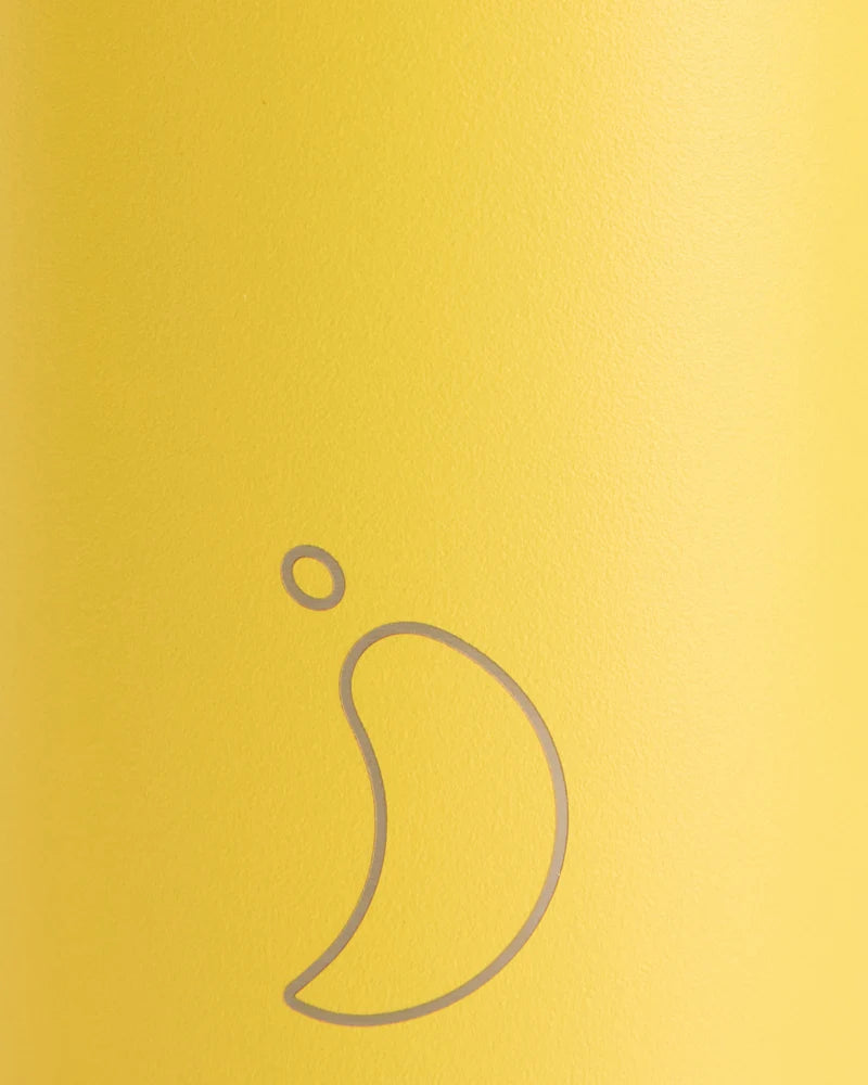 Chilly's - Matte Burnt Yellow Water Bottle