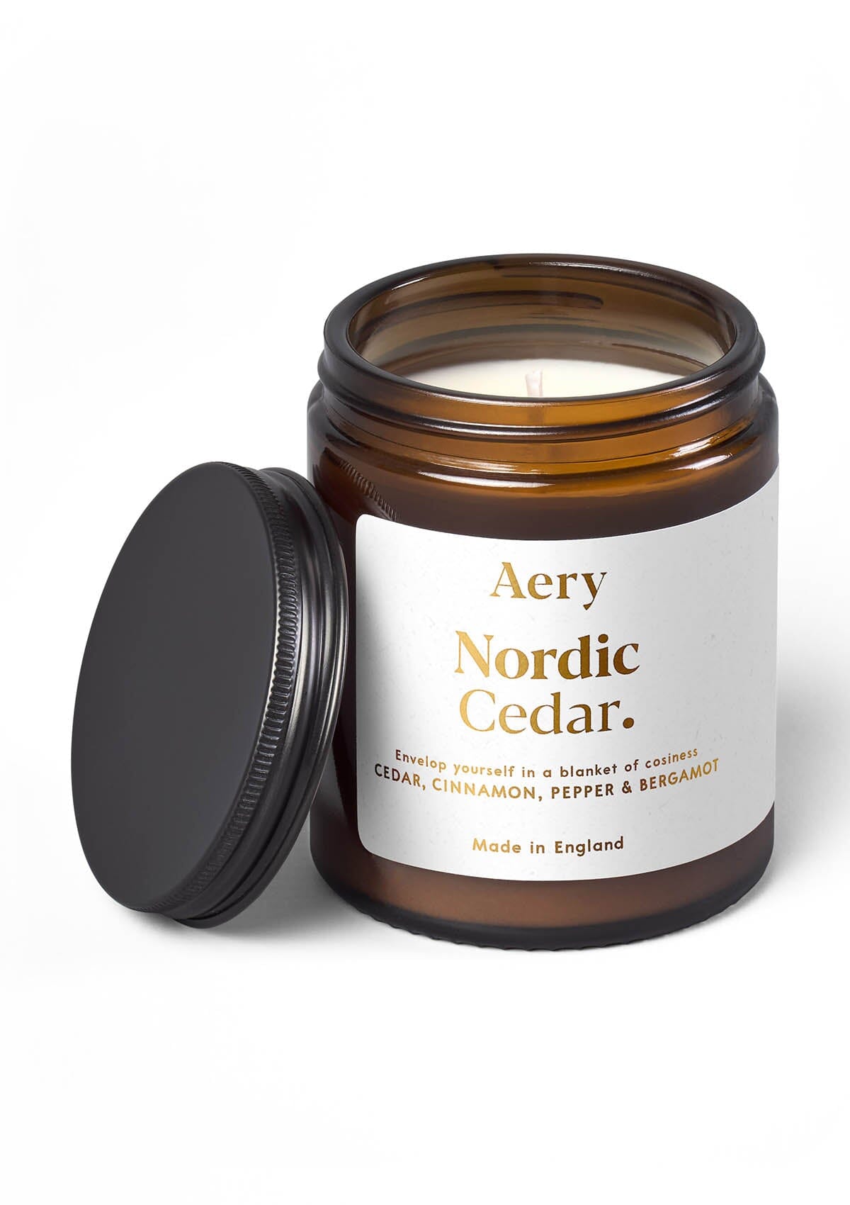 Aery Scented Jar Candle - Nordic Cedar