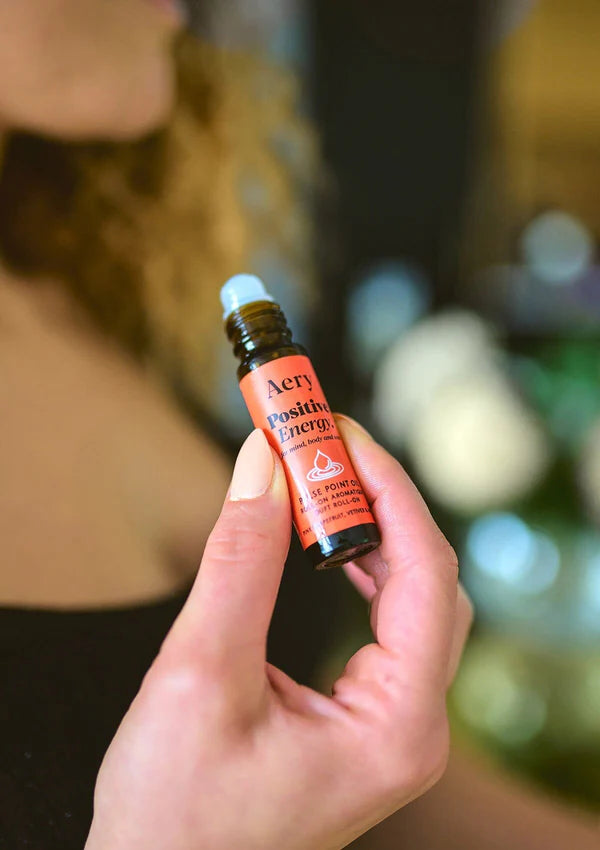 Positive Energy Pulse Point Roll-On Oil - Grapefruit / Vetiver / Mint