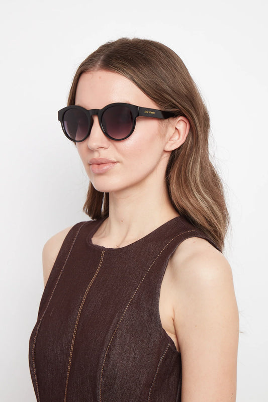 Alice Wheeler - Monaco - Black Sunglasses