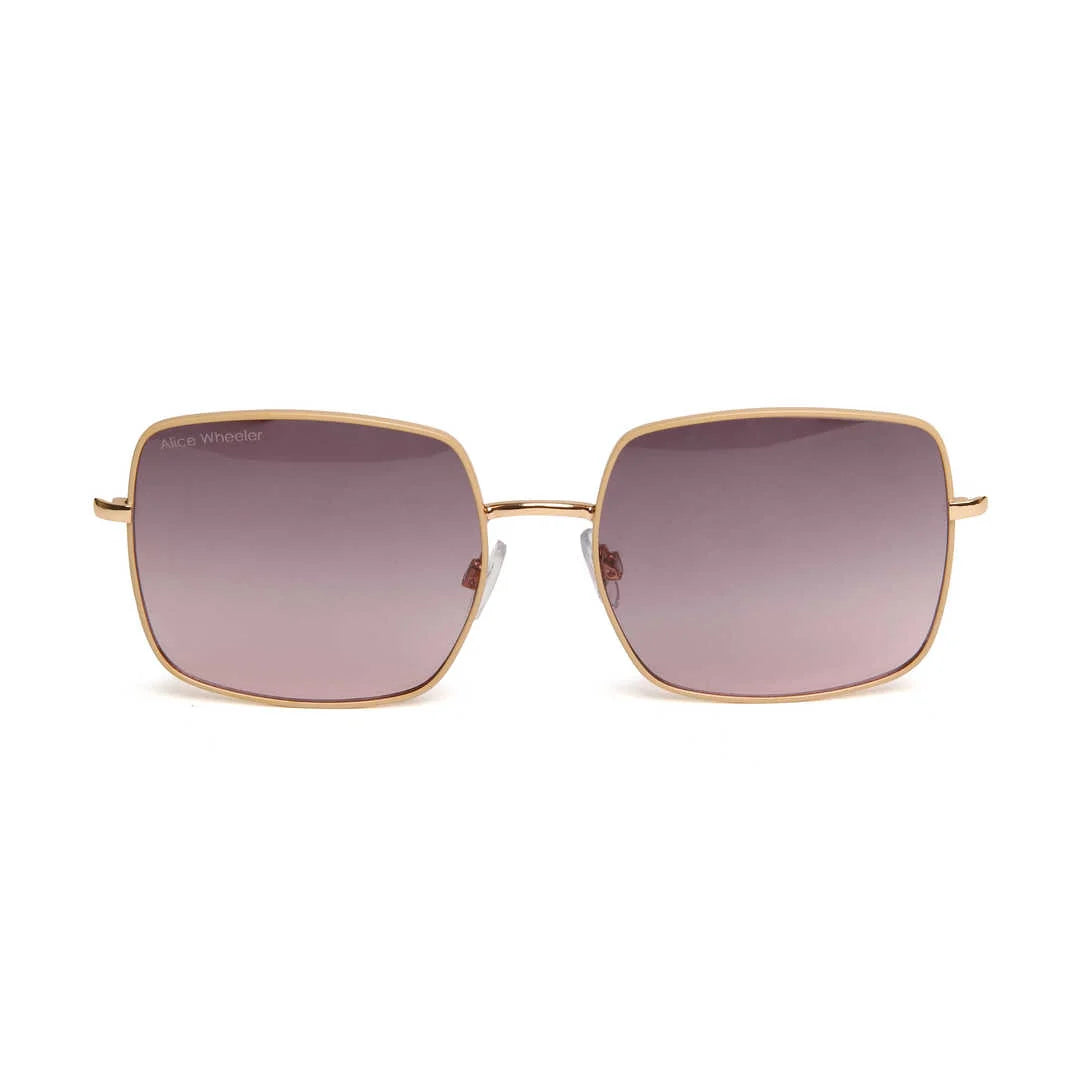 Alice Wheeler - Amalfi - Rose Gold Sunglasses