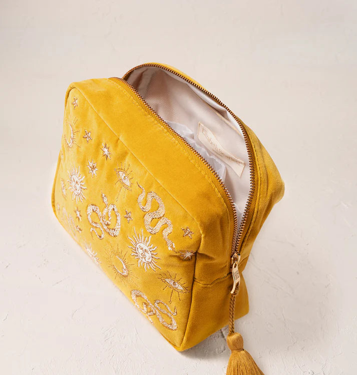 Elizabeth Scarlett Alchemy Wash Bag - Mustard Yellow