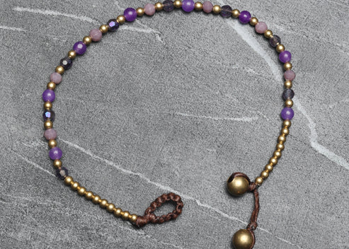 Rigtig Anxiety Crystal Healing Bracelet - Amethyst