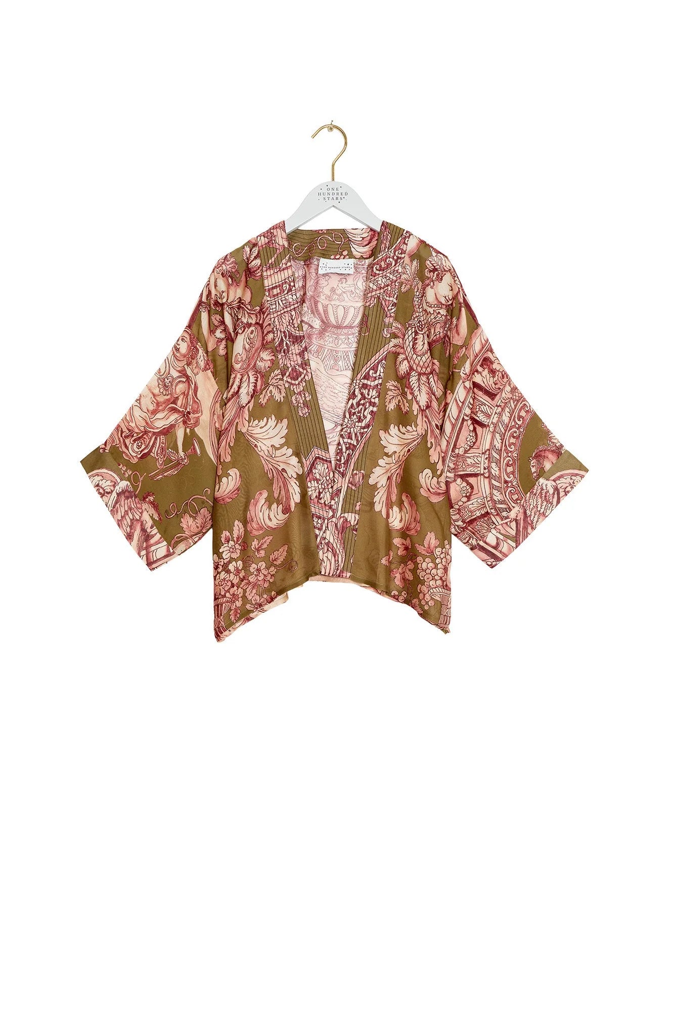 One Hundred Stars - Angels Olive Kimono