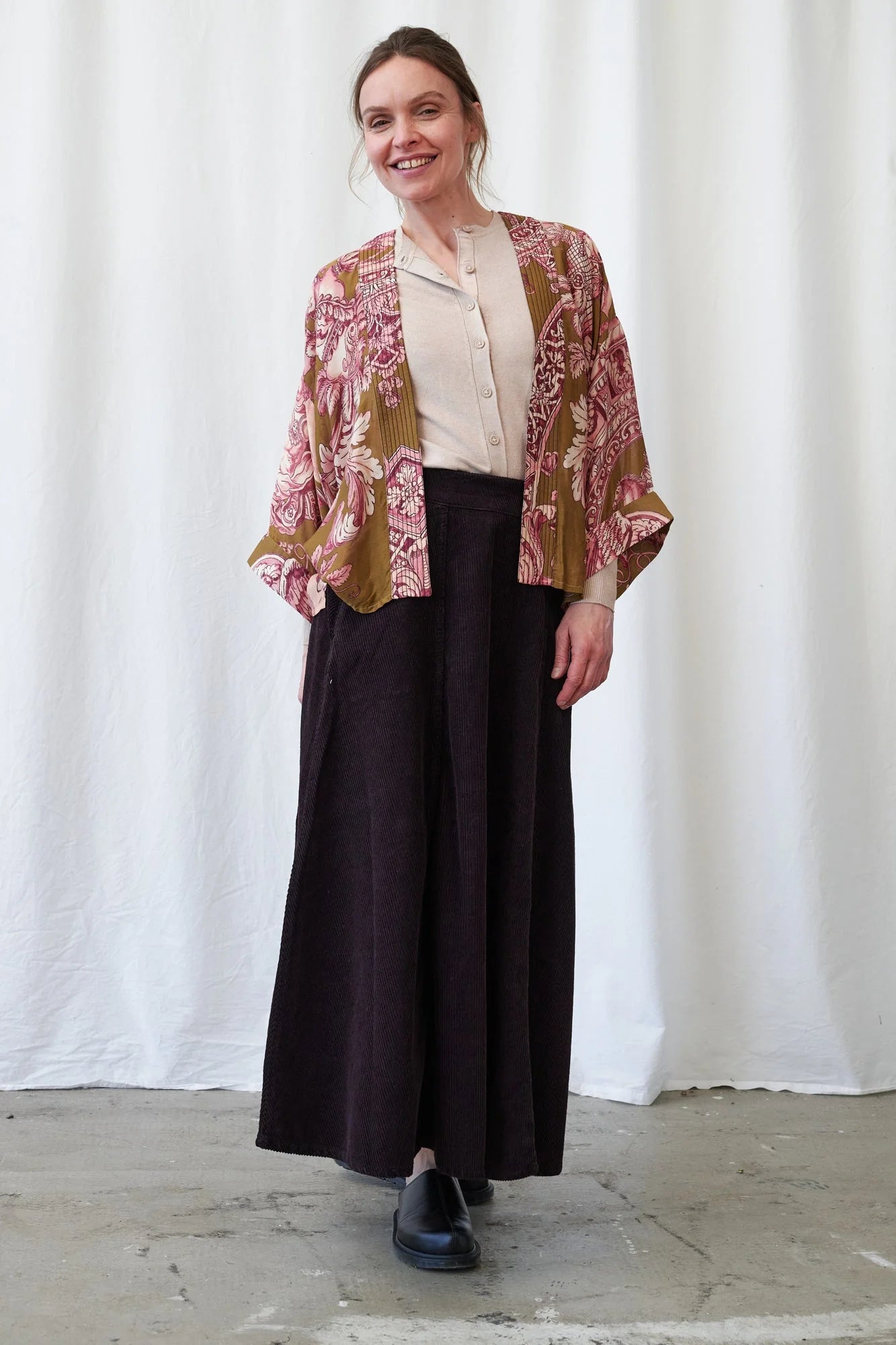 One Hundred Stars - Angels Olive Kimono