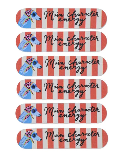 HiJinx - Main Character Energy Emery Boards (Set of 6)