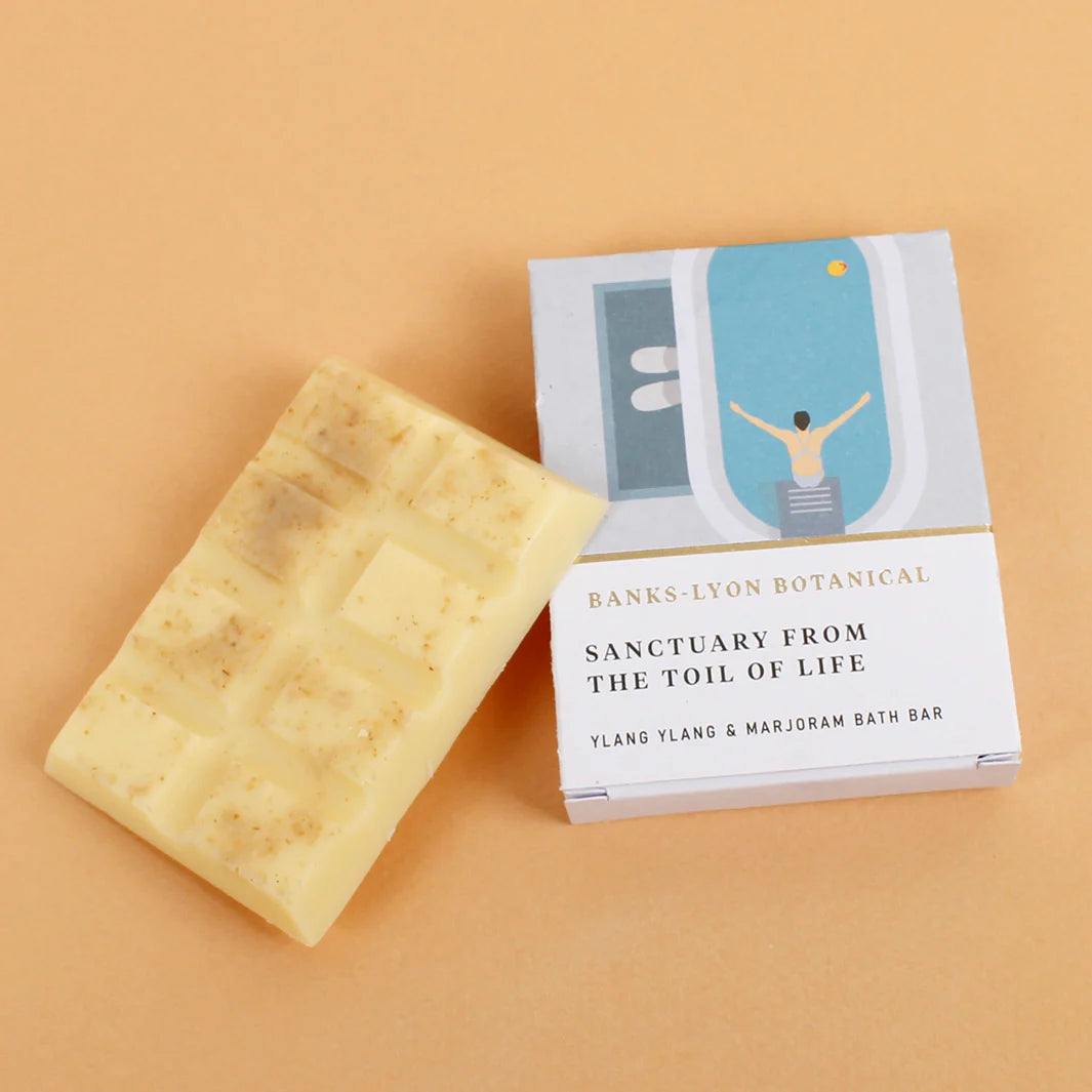 Banks-Lyon Solid Bath Oil Bar - Ylang Ylang & Marjoram