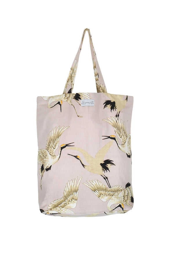 Stork Pink Canvas Bag - One Hundred Stars