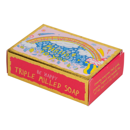 Arthouse Unlimited Triple Milled Plant Soap -  Be Happy