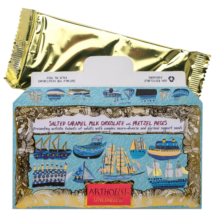 ARTHOUSE Unlimited - Salted Caramel Milk Chocolate with Pretzel Pieces