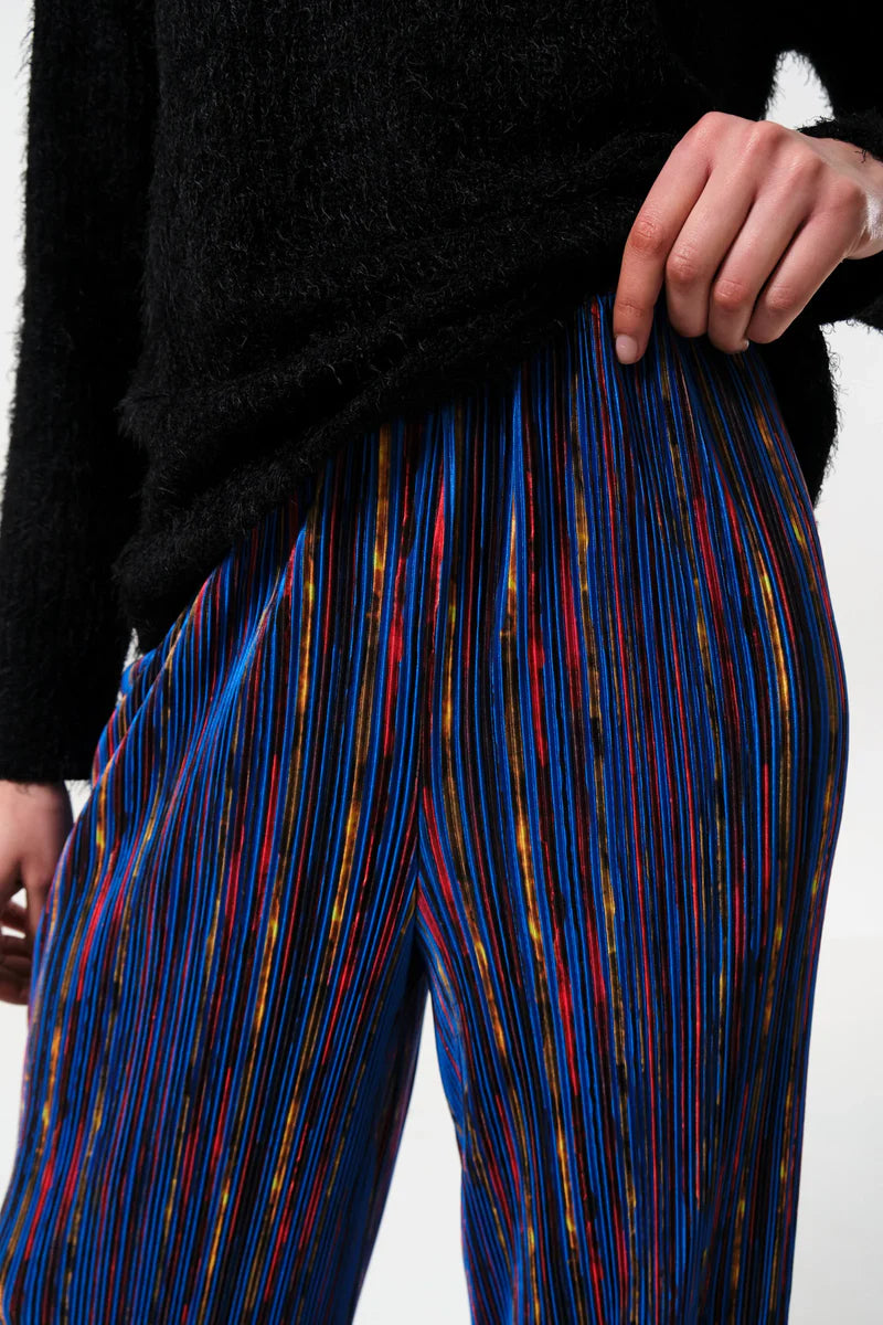 Louche London Clothide Abstract Print Pleat Trousers