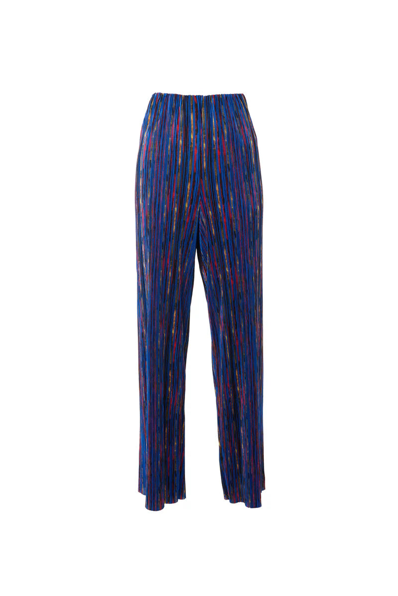 Louche London Clothide Abstract Print Pleat Trousers