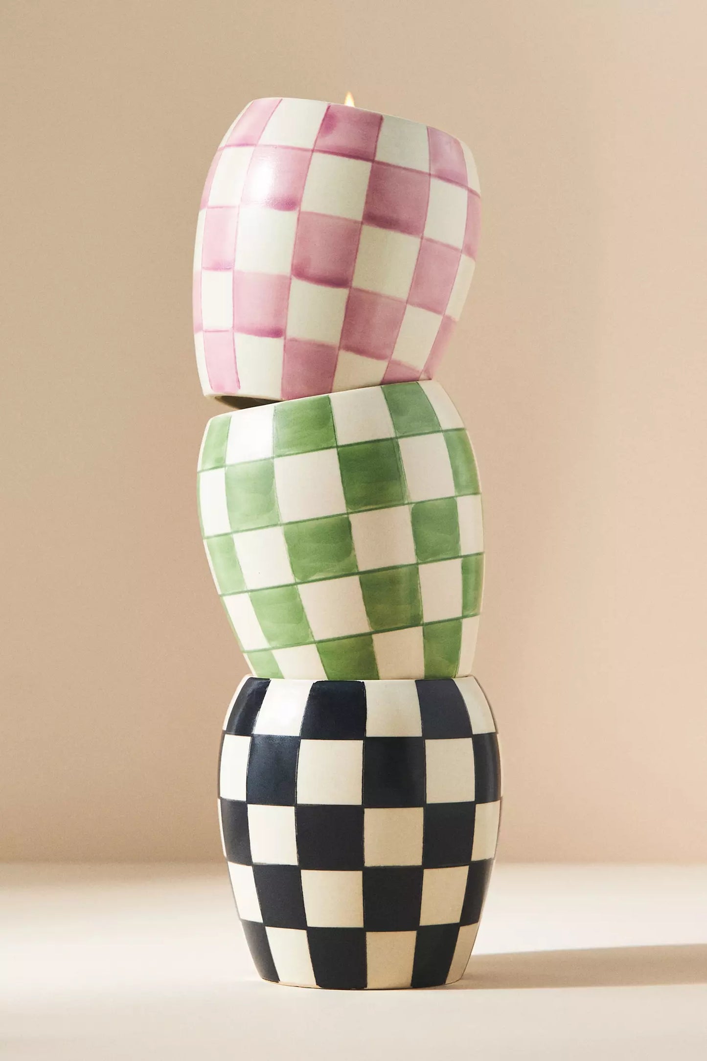 Paddywax Checkmate Scented Candle - Cactus Flower