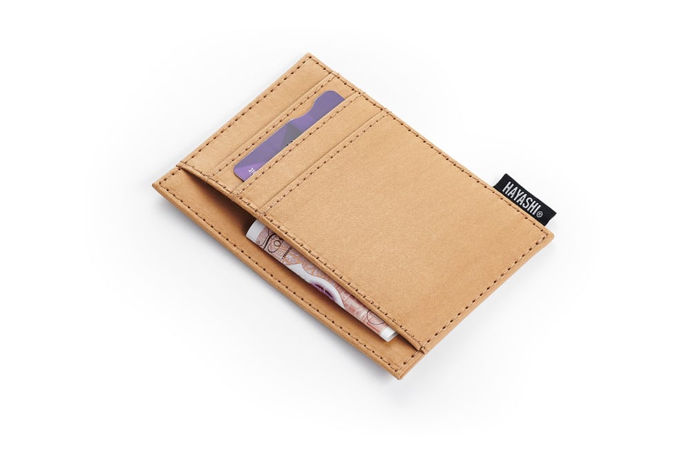 Hayashi Card Case Tan