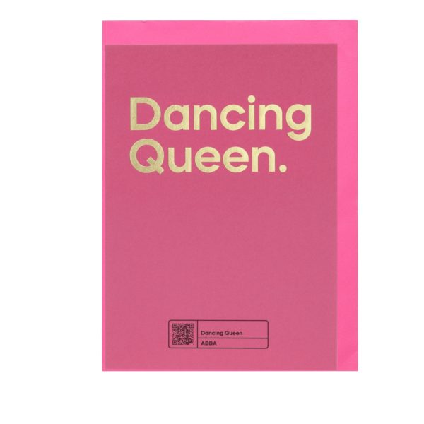 Dancing Queen Song Card