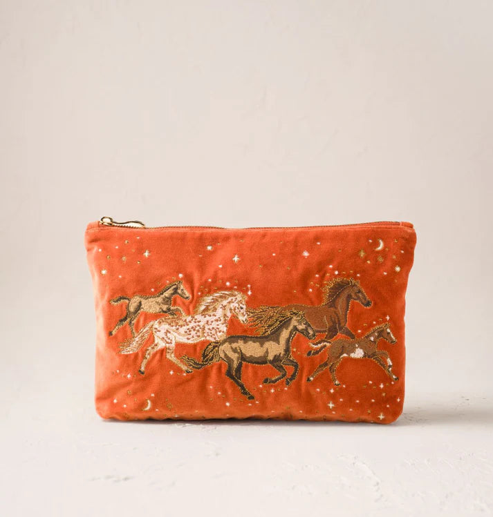 Elizabeth Scarlett - Celestial Wild Horses Everyday Pouch