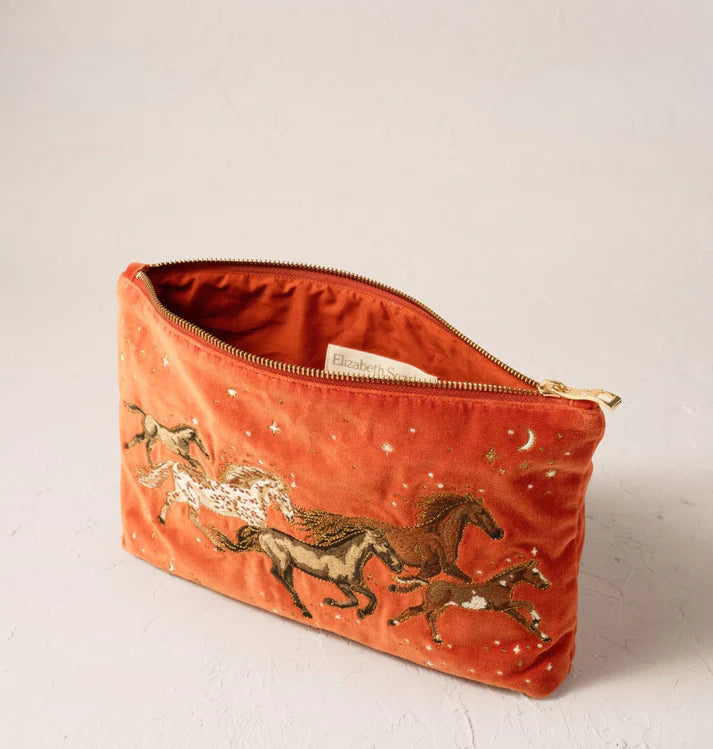 Elizabeth Scarlett - Celestial Wild Horses Everyday Pouch