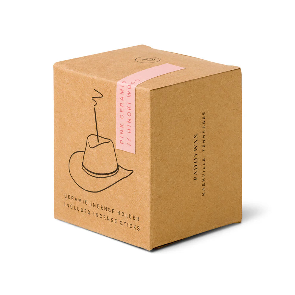 Paddywax  Cowboy Hat Incense Holder - Pink