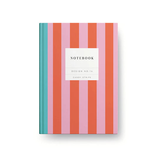 Hardback Notebook Design No.14 - Candy Stripe