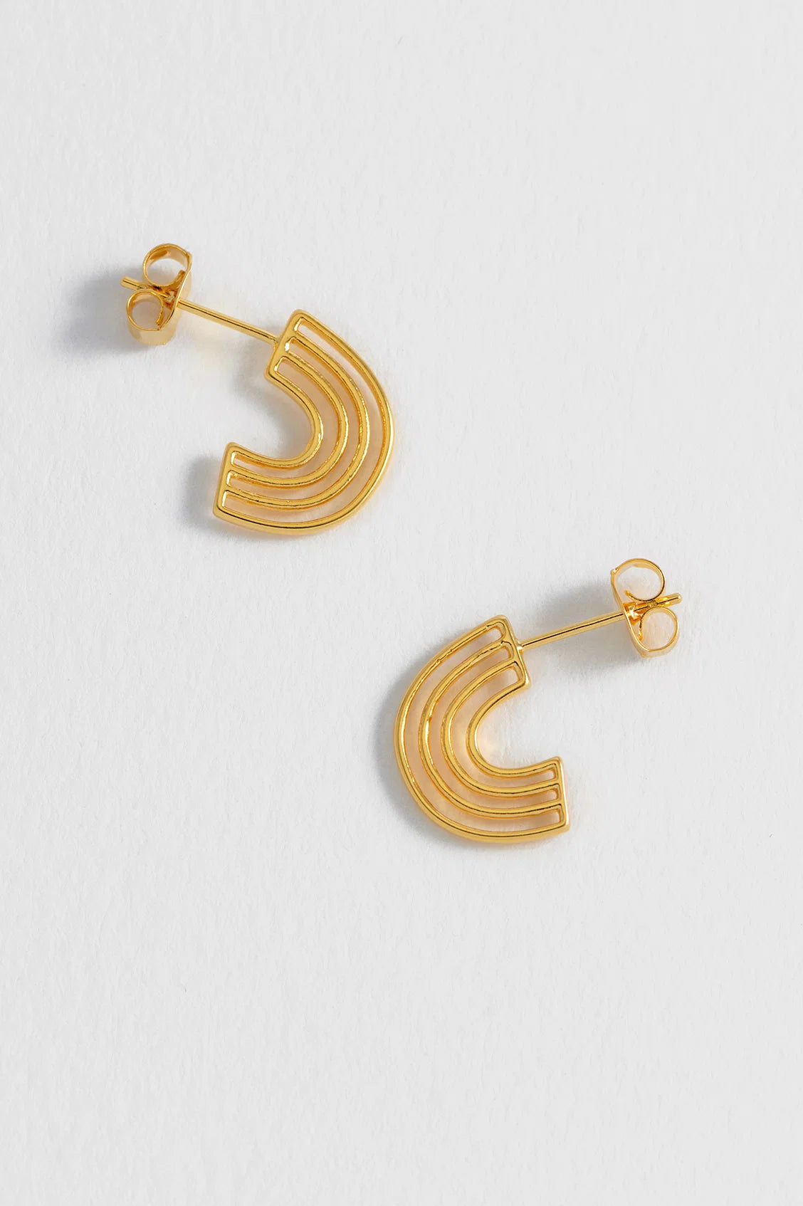 Estella Bartlett - Rainbow Hoop Earrings