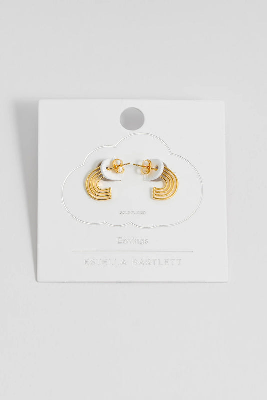 Estella Bartlett - Rainbow Hoop Earrings