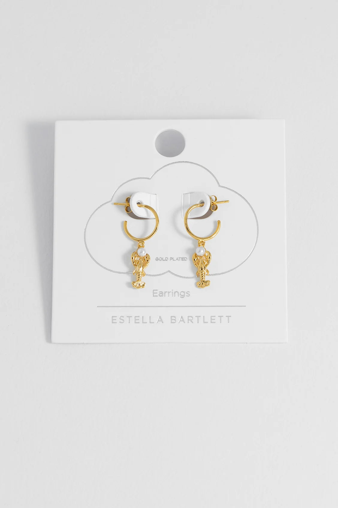 Estella Bartlett - Lobster Charm Hoops