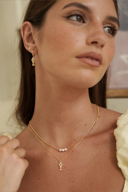 Estella Bartlett - Lobster Charm Hoops