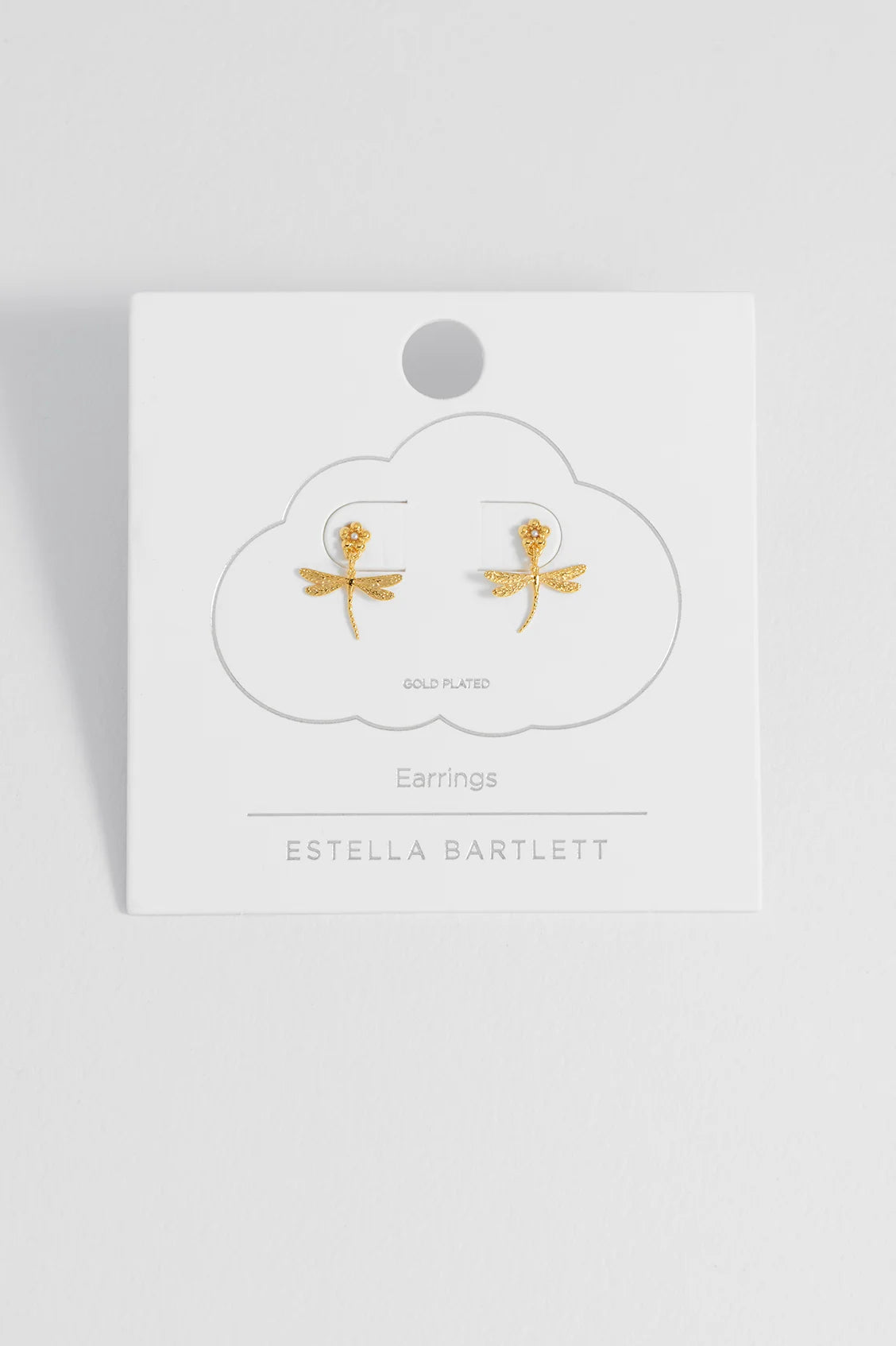 Estella Bartlett - Flower and Dragonfly Drop Earrings