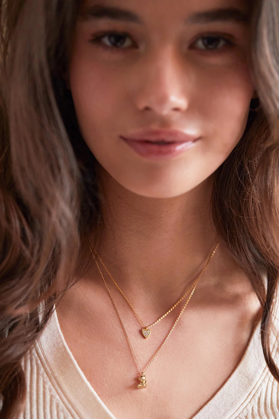 Estella Bartlett Teddy Bear Necklace