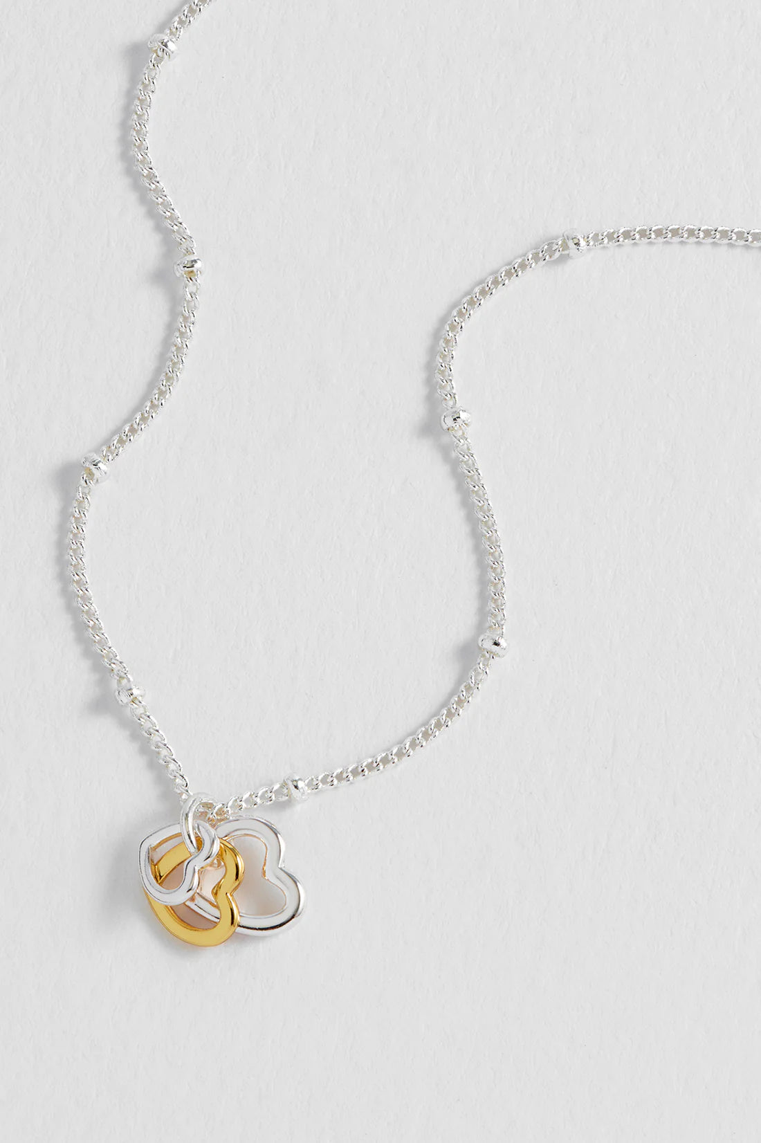Estella Bartlett Mixed Triple Heart Necklace