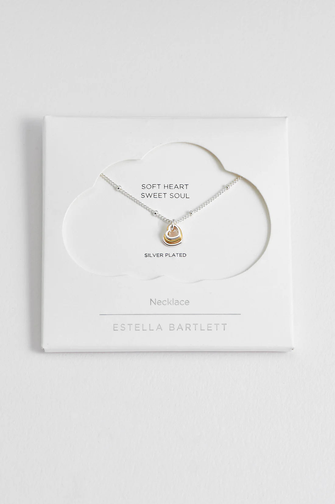 Estella Bartlett Mixed Triple Heart Necklace