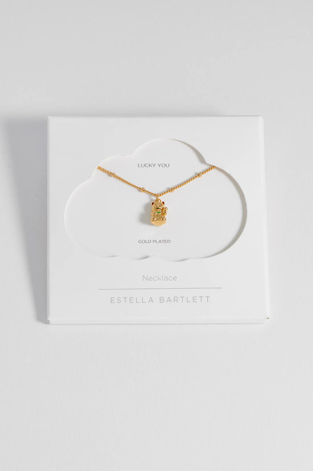 Estella Bartlett Lucky Cat Necklace