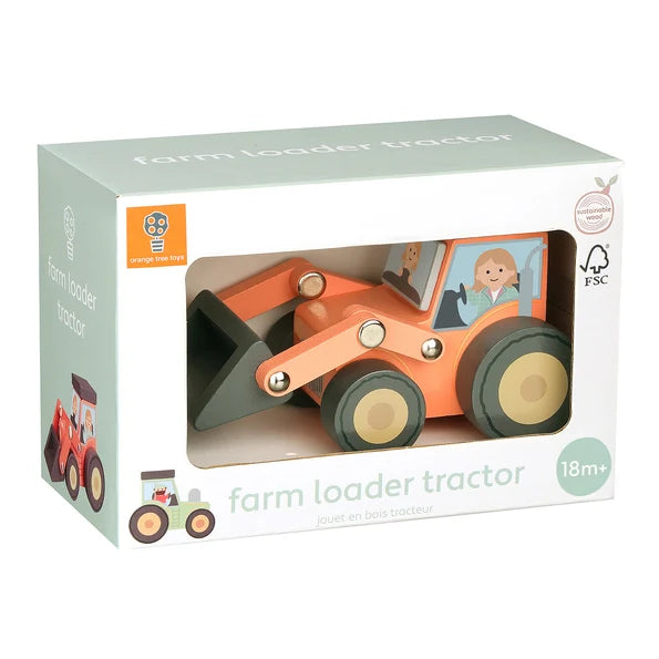 Orange tree toys -Farm Loader Tractor