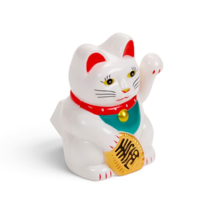 Puckator - Maneki Neko Lucky Cat Waving Cat Mini Solar Pal