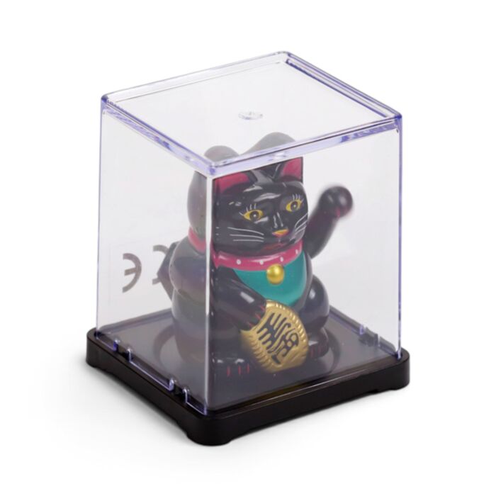 Puckator - Maneki Neko Lucky Cat Waving Cat Mini Solar Pal