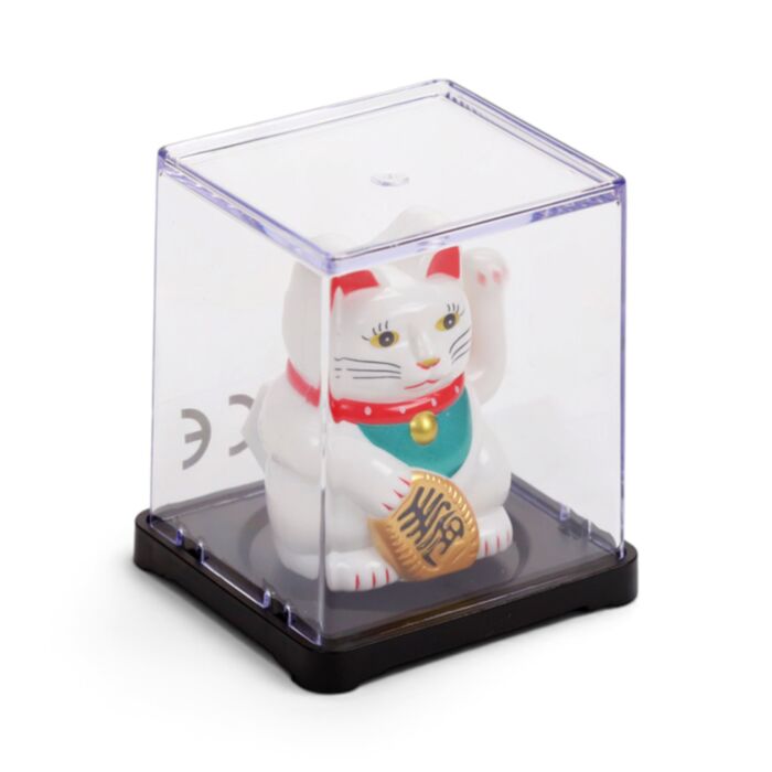 Puckator - Maneki Neko Lucky Cat Waving Cat Mini Solar Pal