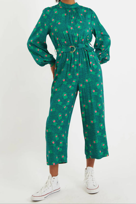 Louche London Gayane Bauhaus Abstract Jumpsuit