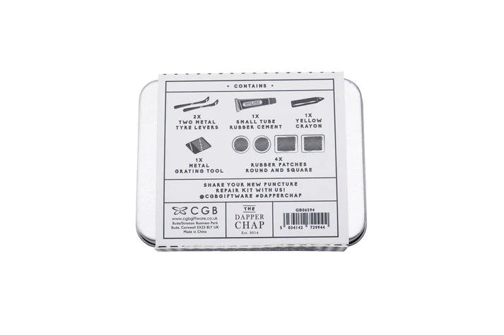 CGB Giftware  Dapper Chap 'Make Do And Mend' Puncture Repair Kit