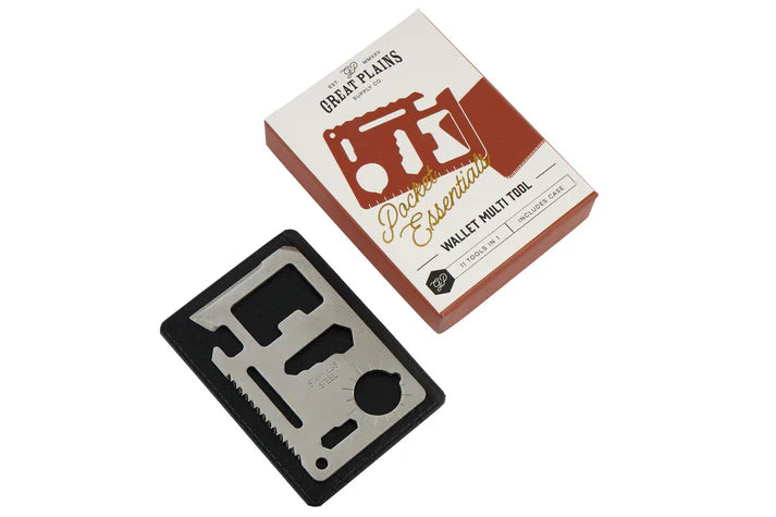 CGB Giftware  Great Plains 11 In 1 Wallet Multi Tool